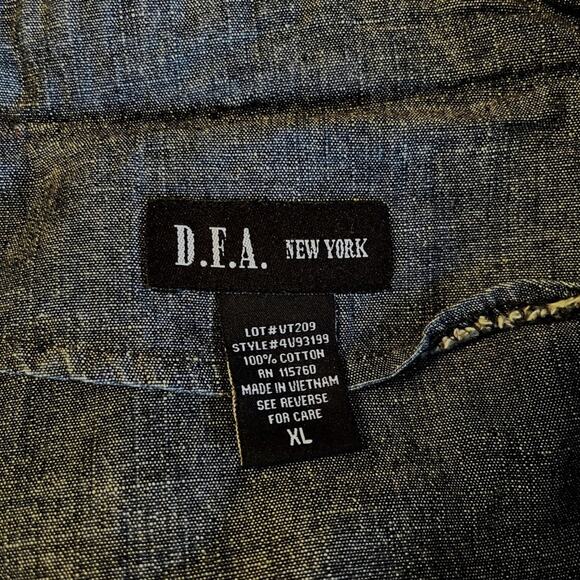 90's D.F.A. New York denim blazer jacket - Picture 8 of 9